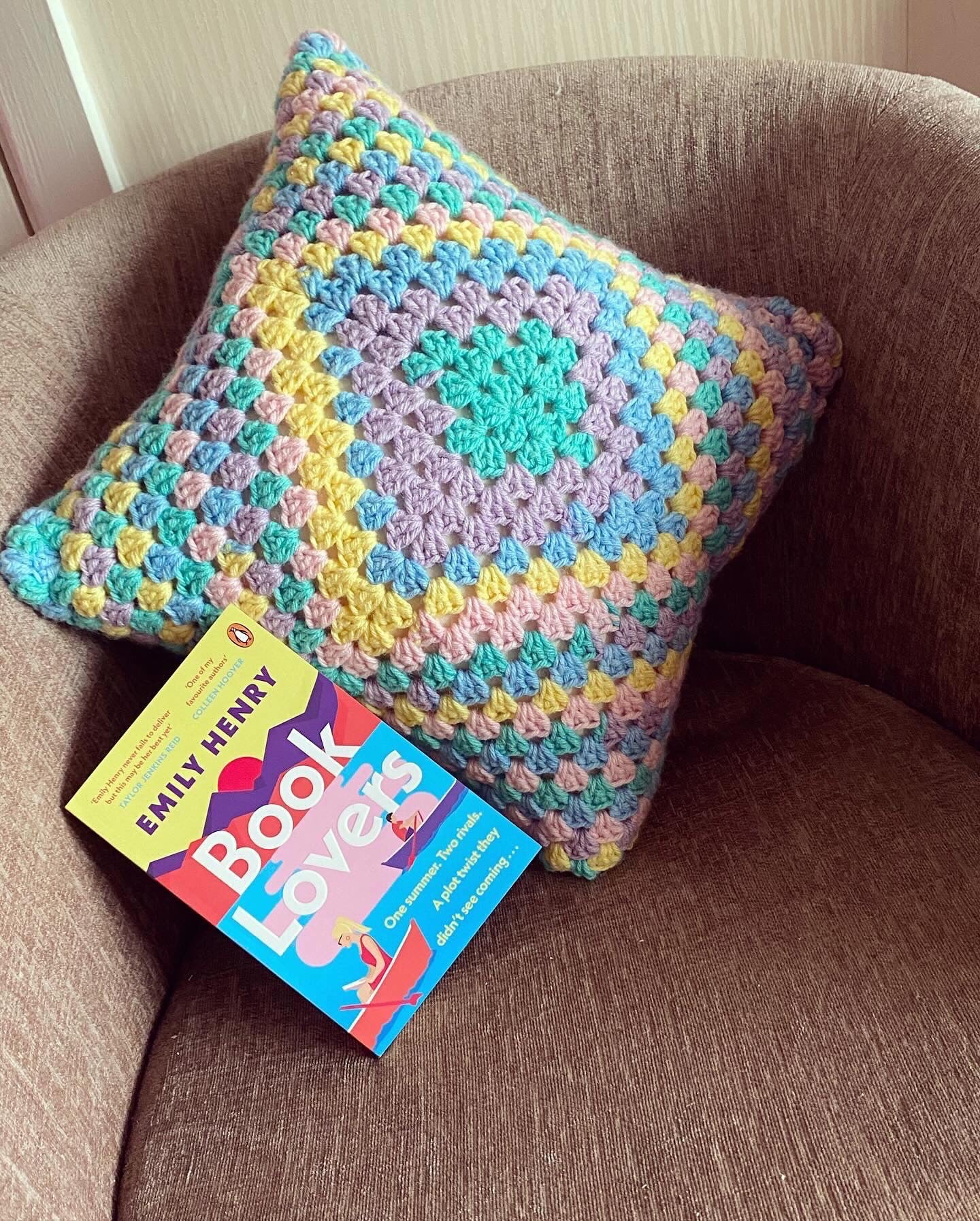 Granny square cushions