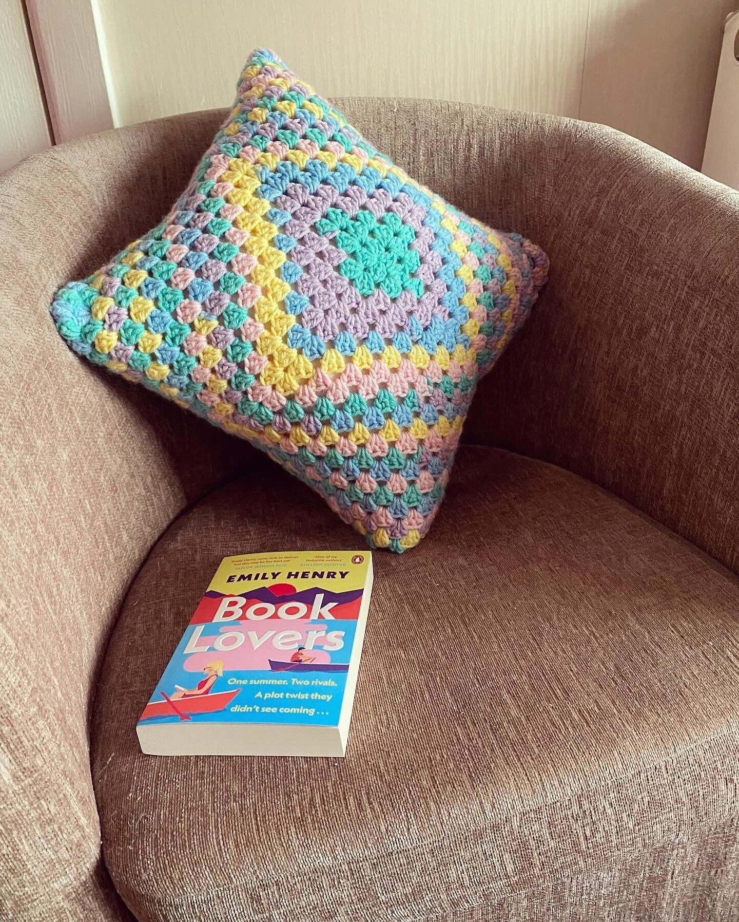 Granny square cushions