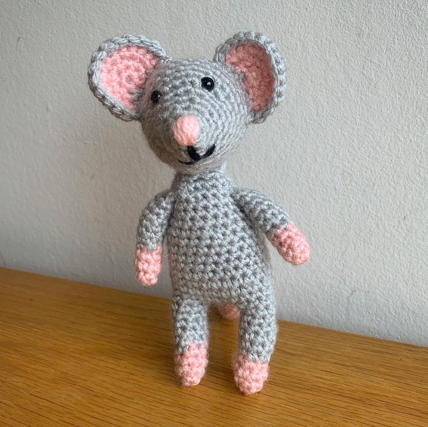 Melvin the mouse | crochet mouse | Amigurumi | mouse toy