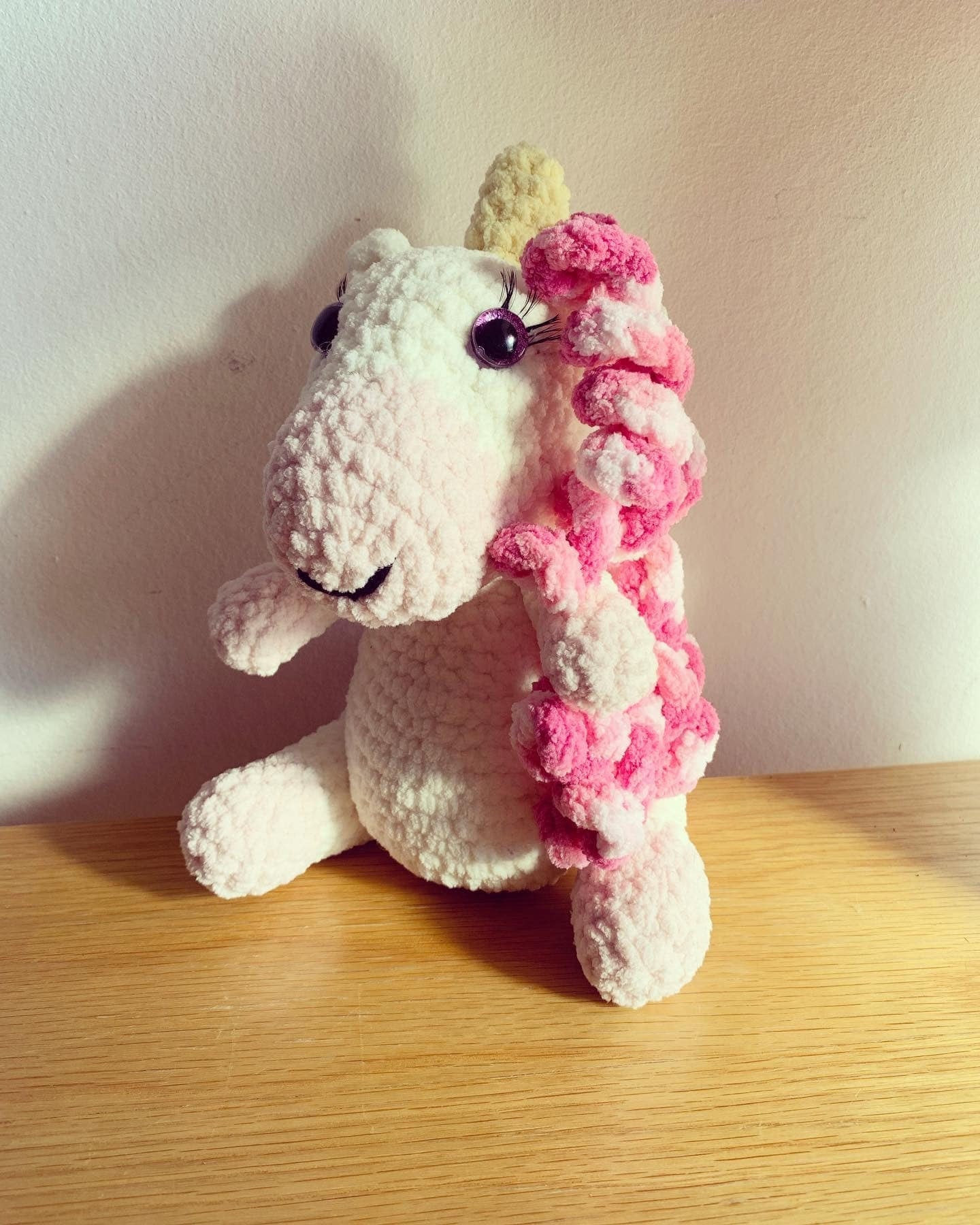Alice the Unicorn | Unicorn toy | fantasy toys | desk companion | Unicorn teddy