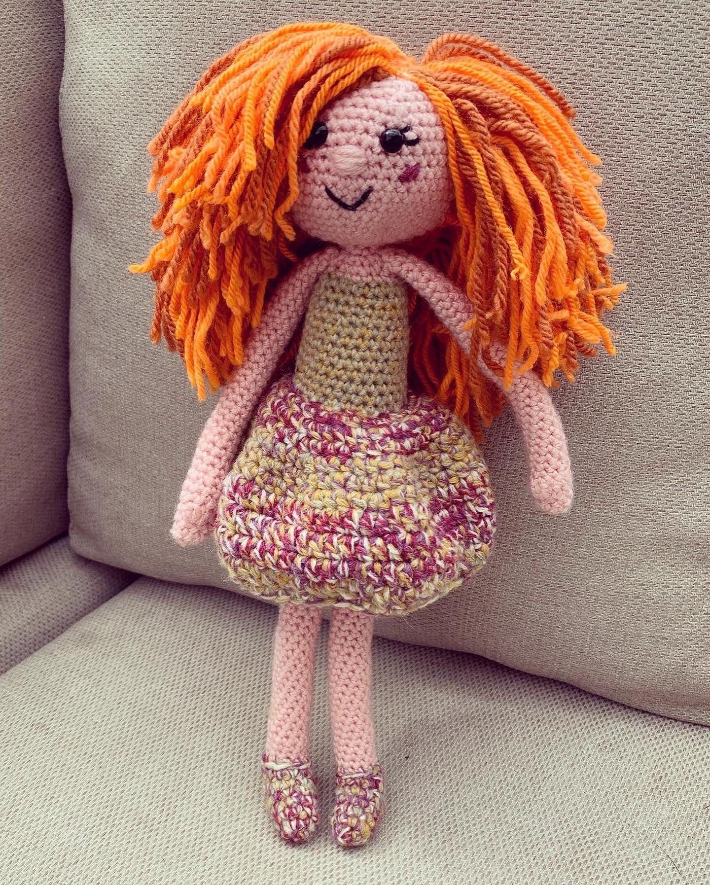 Crochet rag doll