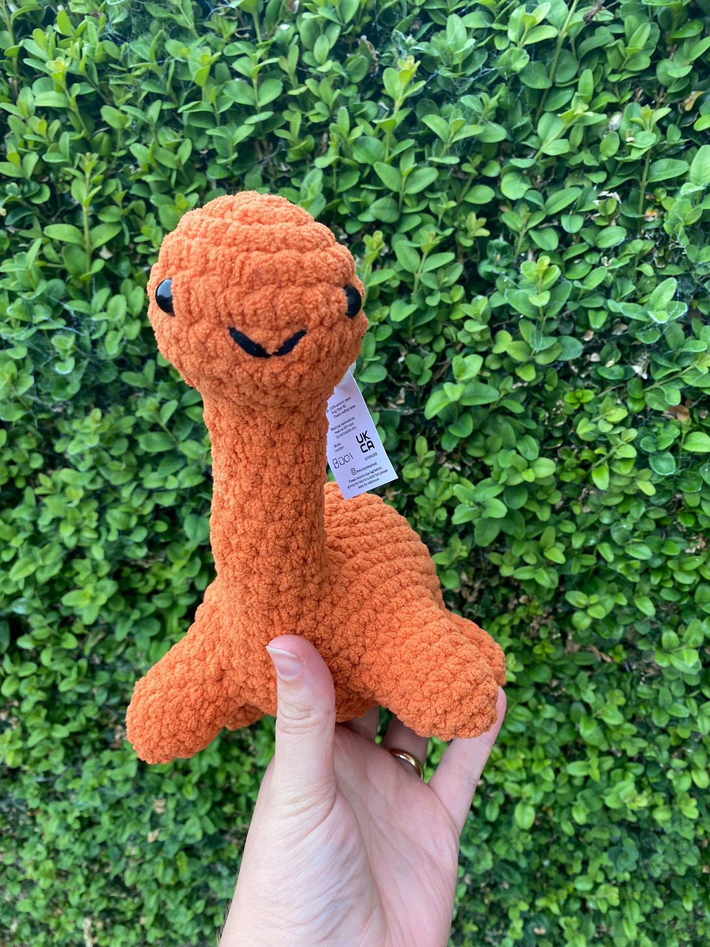 Benji the brontosaurus dinosaur | dinosaur | long neck | crochet toy | crochet dinosaur