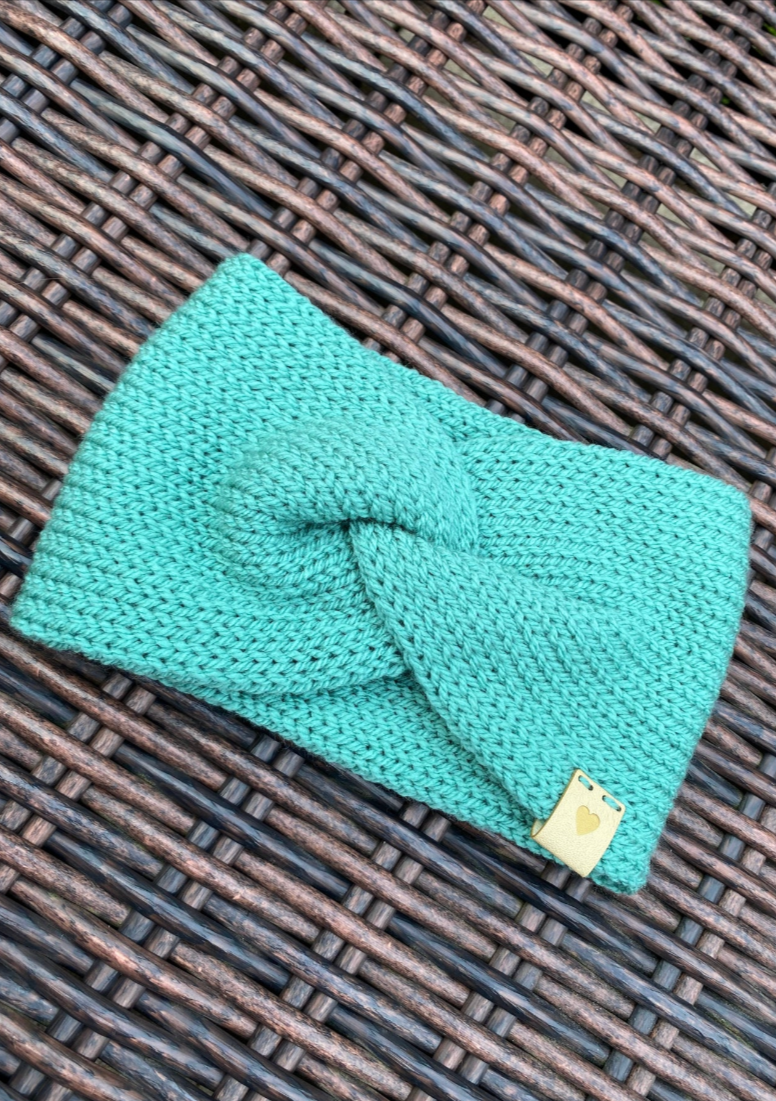 Knitted Ear warmer | Twisted knit Headband I Headband Ear Warmer | Knitted top knot twisted headband | Knit ear warmer