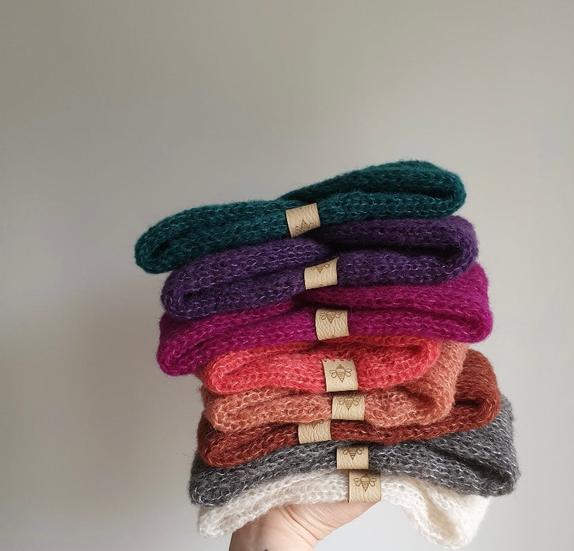 Knitted Ear warmer | Twisted knit Headband I Headband Ear Warmer | Knitted top knot twisted headband | Knit ear warmer