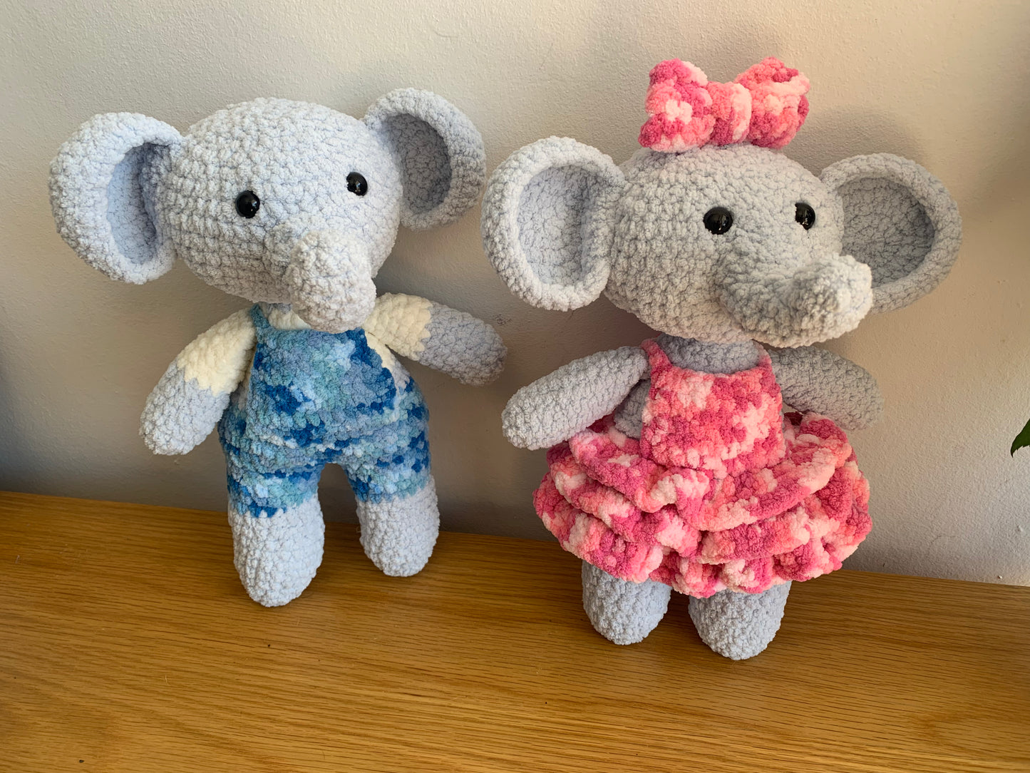 Bertie the elephant plushie