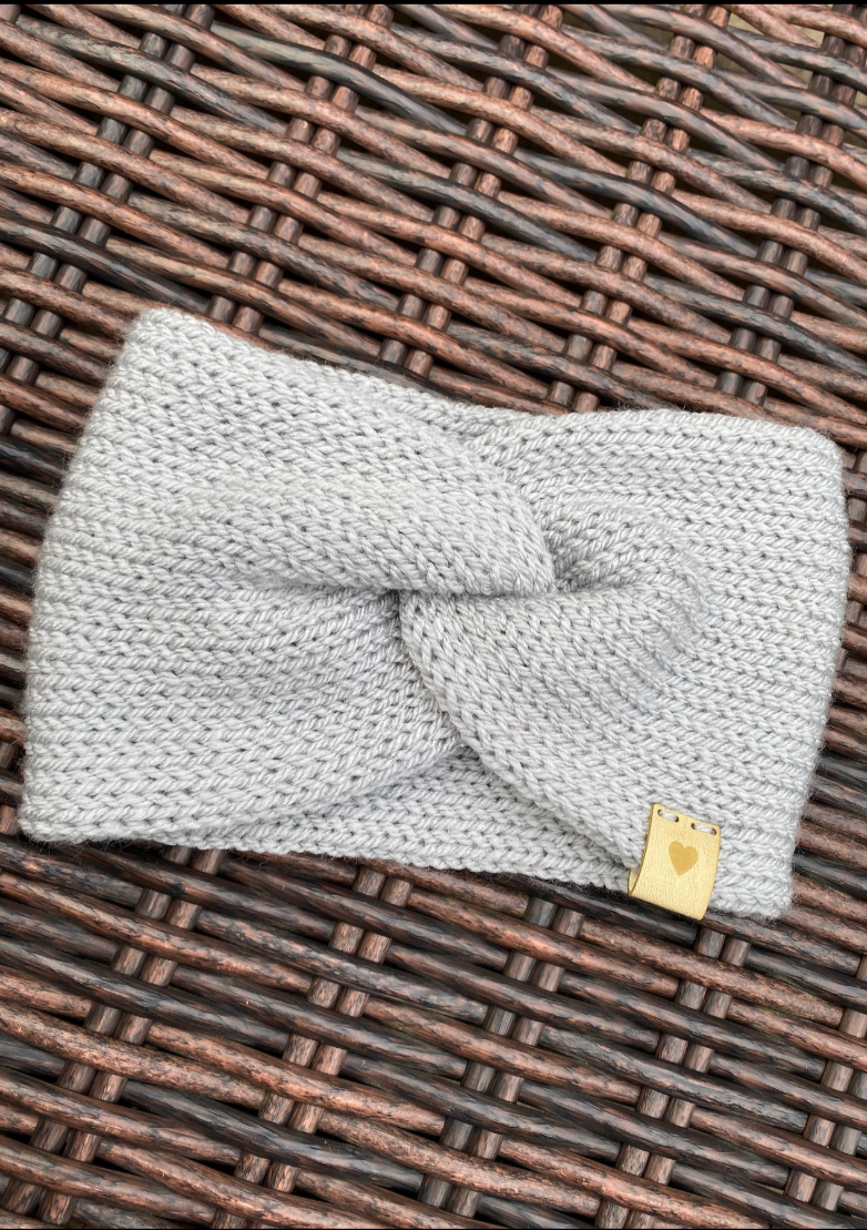 Knitted Ear warmer | Twisted knit Headband I Headband Ear Warmer | Knitted top knot twisted headband | Knit ear warmer