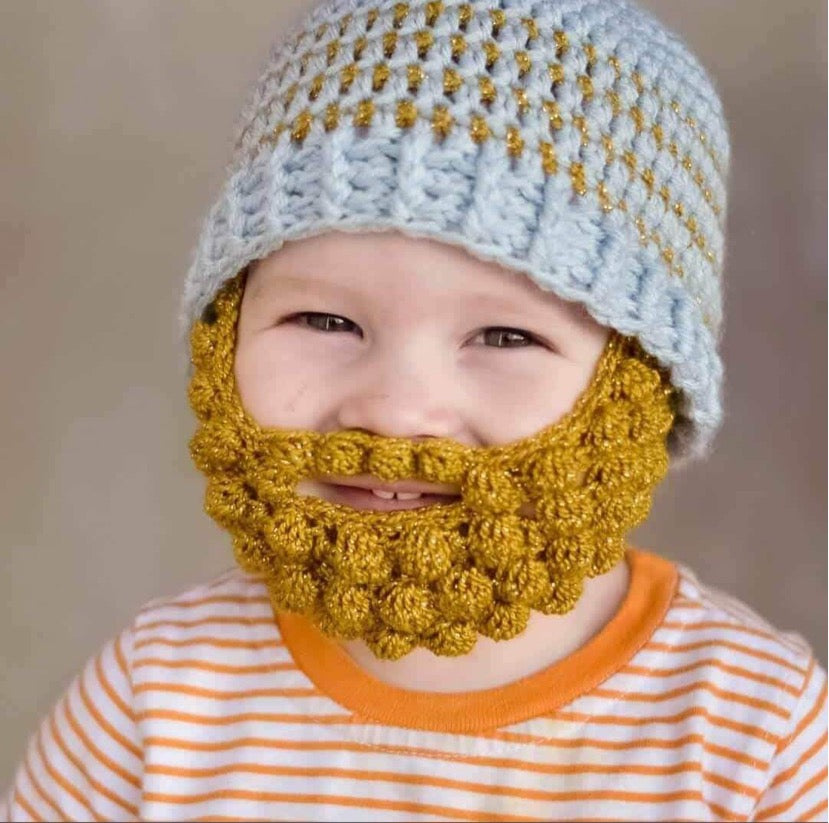 Like daddy beard and hat