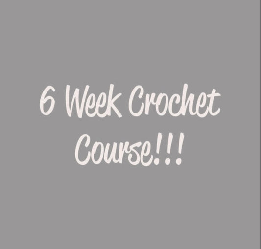1 to 1 beginners crochet course!