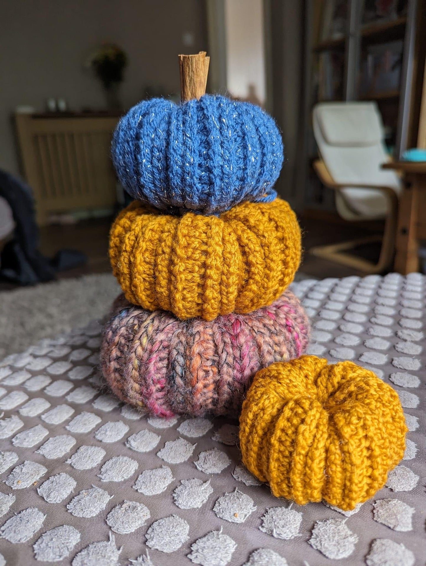 Crocheted pumpkins