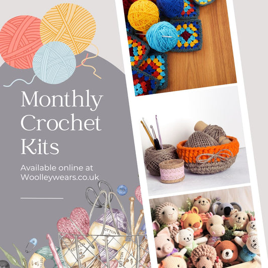 Crochet kit monthly subscription box