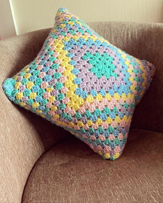 Granny square cushions
