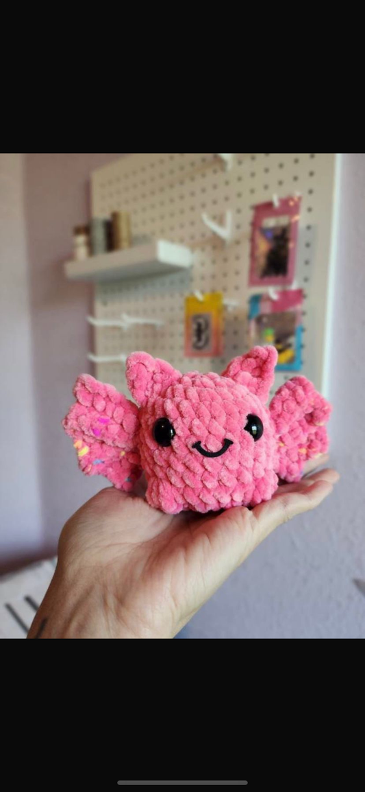 Chubby bat, cute friend