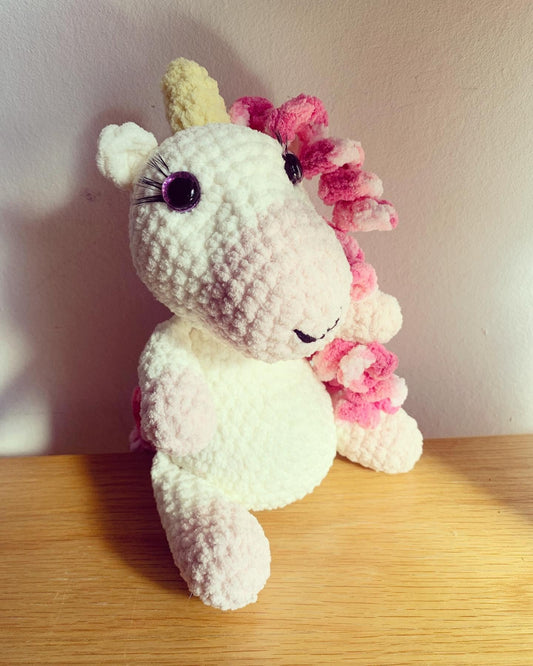 Alice the Unicorn | Unicorn toy | fantasy toys | desk companion | Unicorn teddy