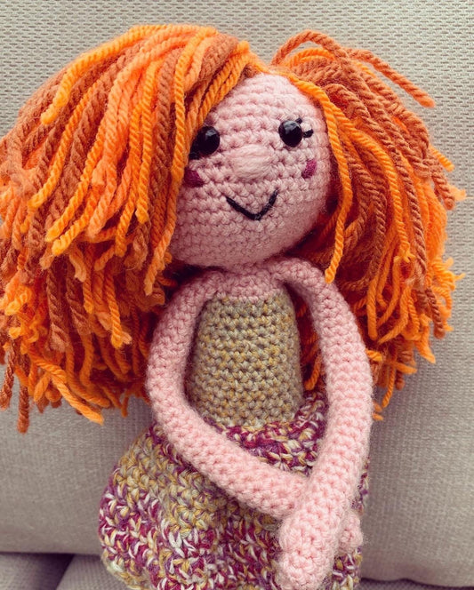 Crochet rag doll